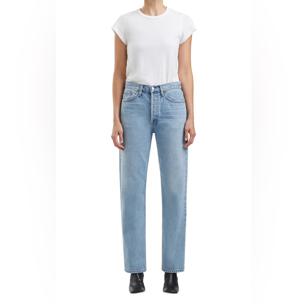Agolde Lana Mid-Rise Full Length Jeans